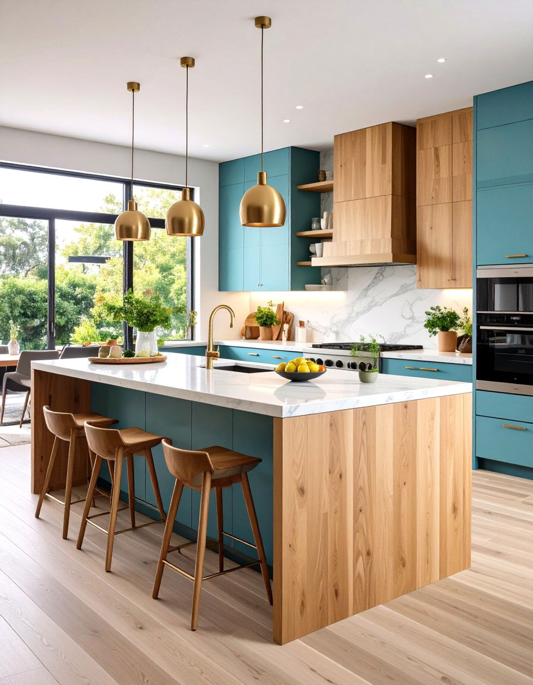 Two Tier Kitchen Island for Dining - 30 kitchen layout ideas with island