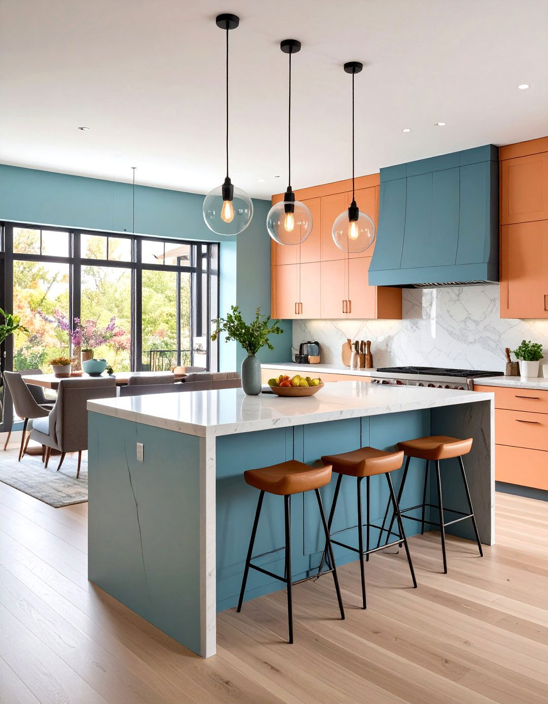 Two Tier Kitchen Peninsula for Entertaining - 30 kitchen peninsula ideas