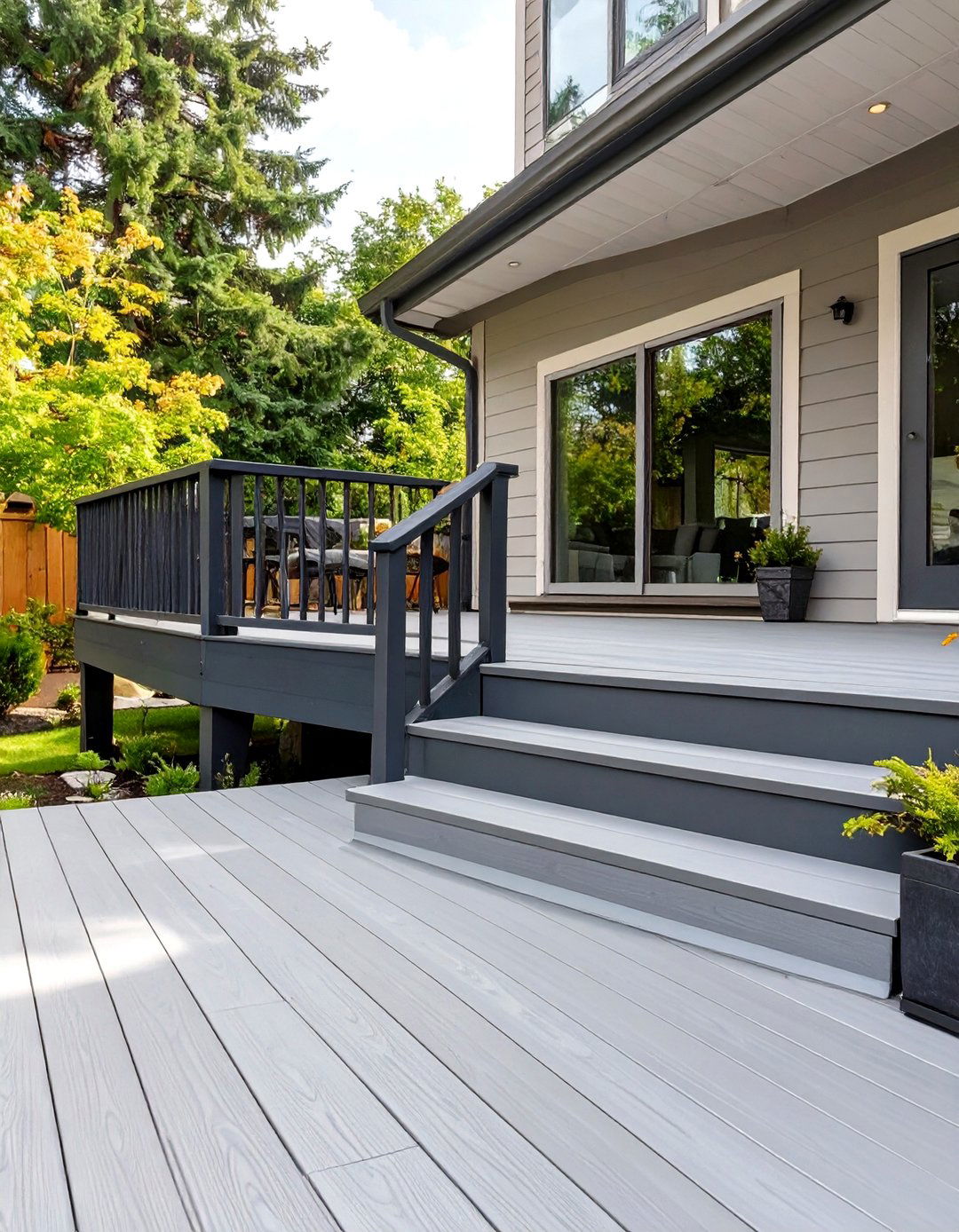 Two Tone Deck Paint Design - 30 deck paint ideas