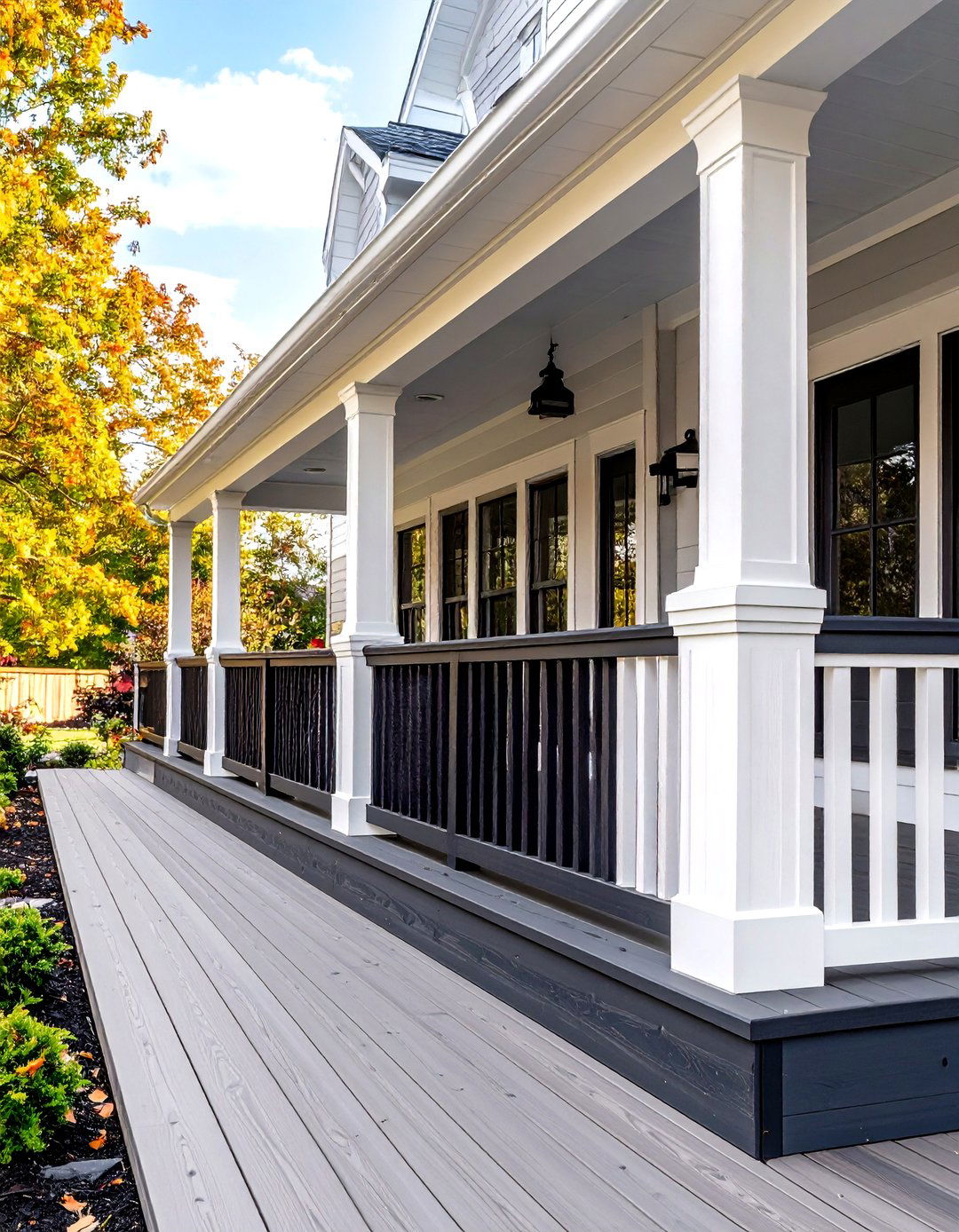 Two Color Deck Railing 30 Deck Railings Ideas to Transform Your Outdoor Space - We Love Home Blog