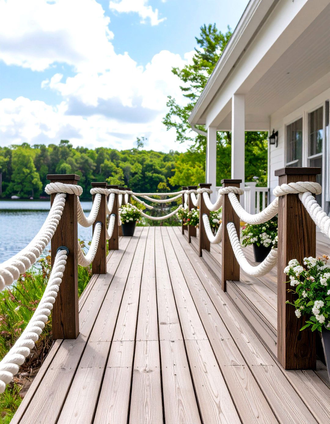 30 Modern Deck Rail Ideas for a Stylish Outdoor Space - We Love Home Blog