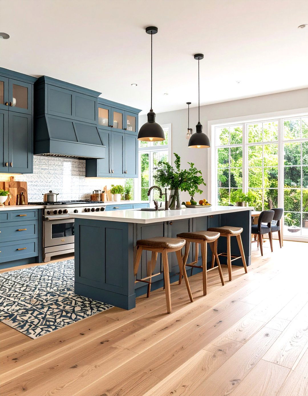 Two Tone Kitchen Floor Design - 30 kitchen floor ideas