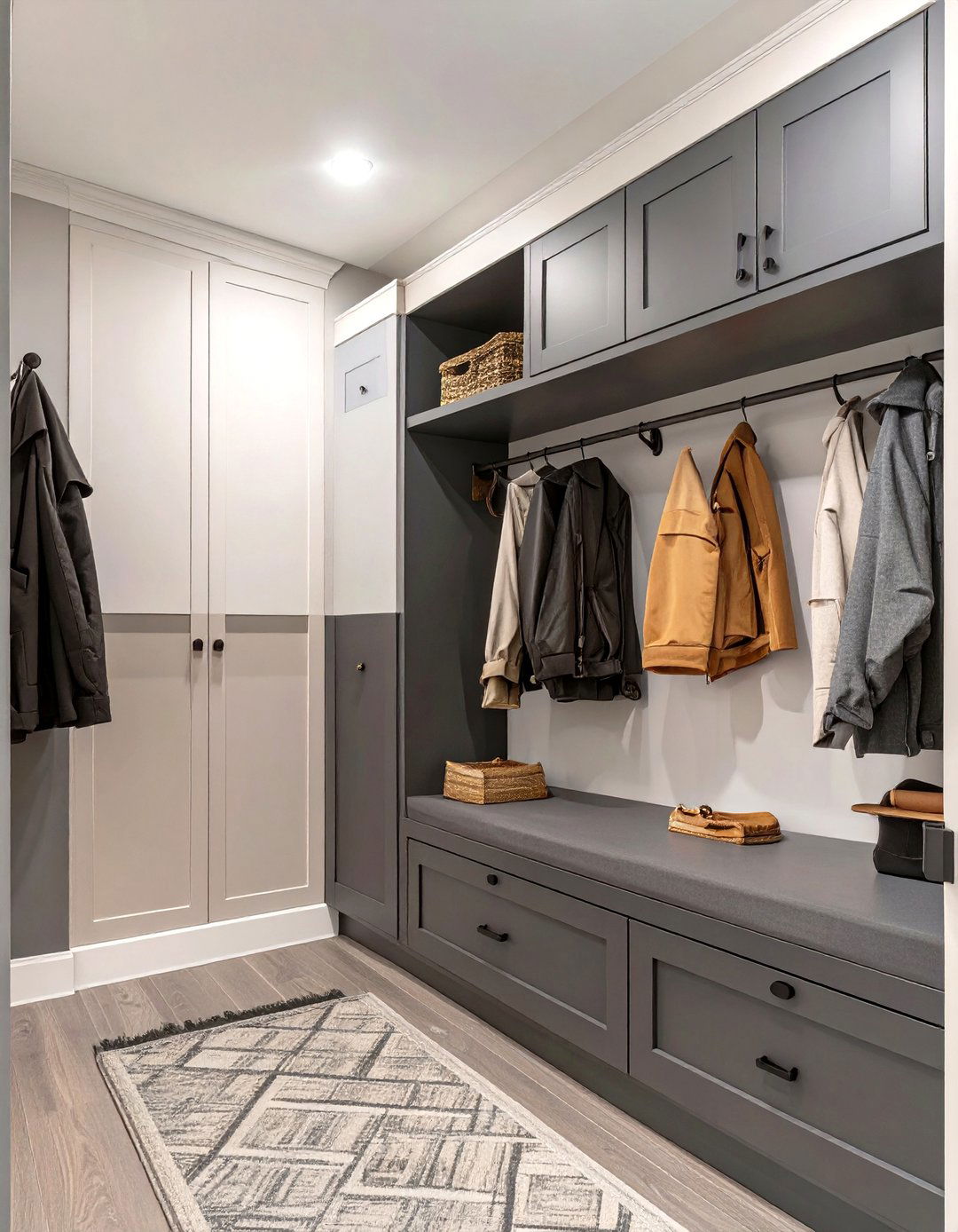 Two Tone Wall Design - 30 broom wall color ideas