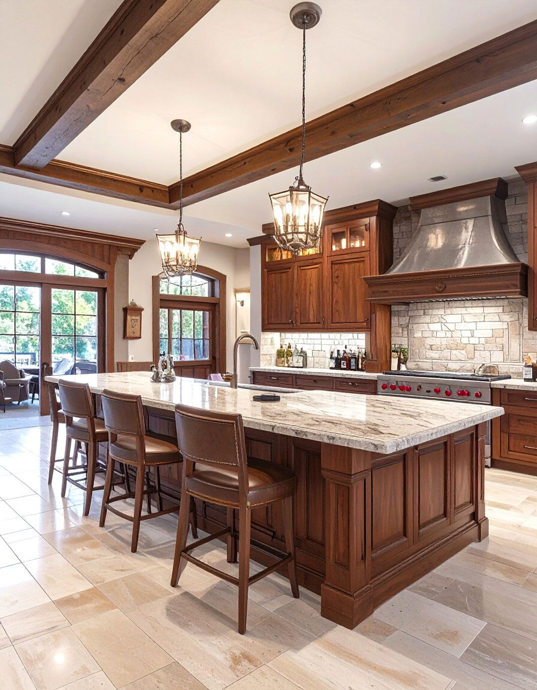 U Shaped Basement Wet Bar for a Full Bar Experience - 30 wet bar ideas for basement