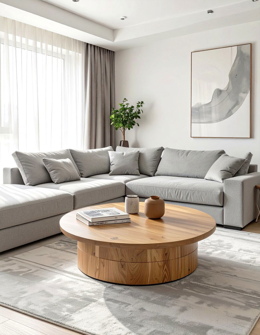 U Shaped Sectional Creating a Conversation Zone - 30 sectional living room ideas