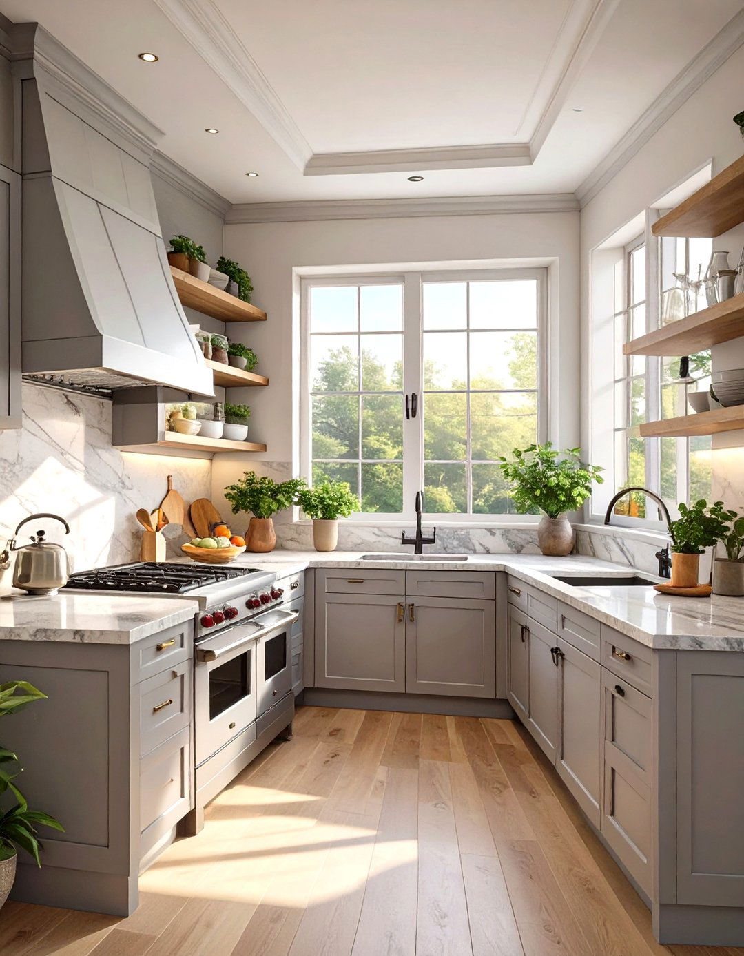 U Shaped Small Kitchen Design - 30 small kitchen designs photo gallery