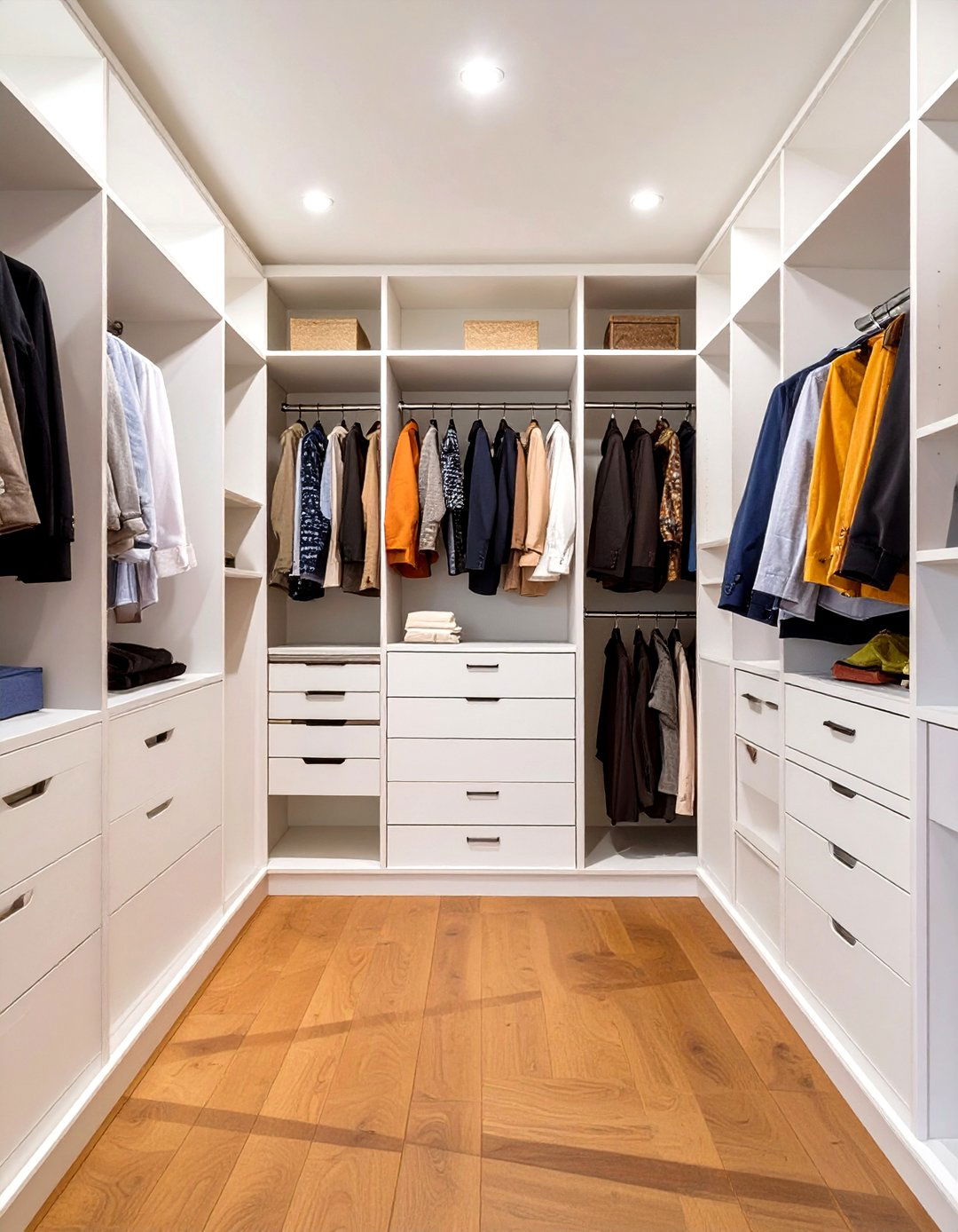 U Shaped Walk In Closet Layout - 30 walk in closet design ideas