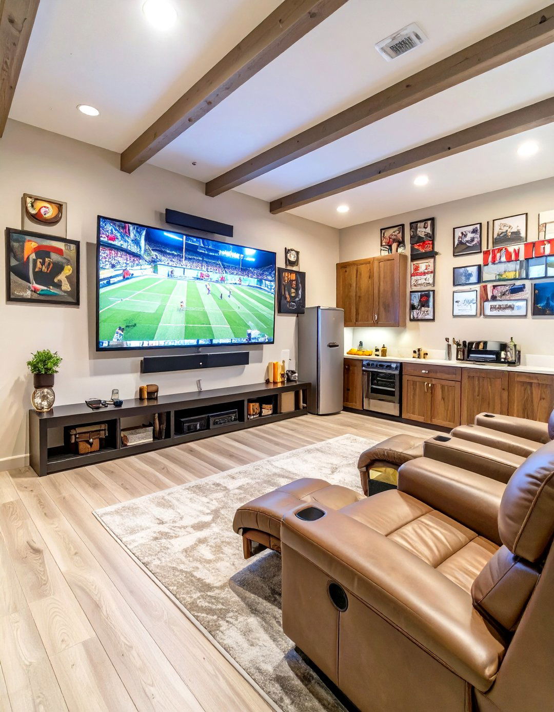 Ultimate Sports Den Garage - 30 garage interior ideas
