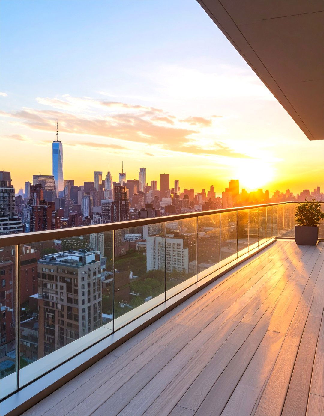 Ultra Modern Frameless Glass Railing - 30 horizontal deck railing ideas
