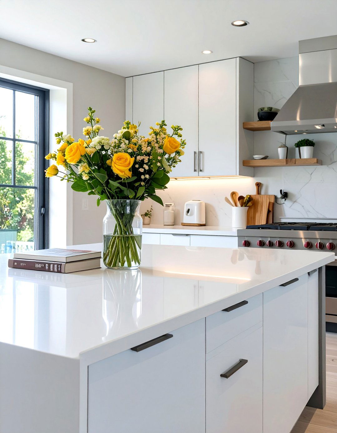 Uncluttered Countertops with Smart Storage - 30 transitional kitchen design ideas