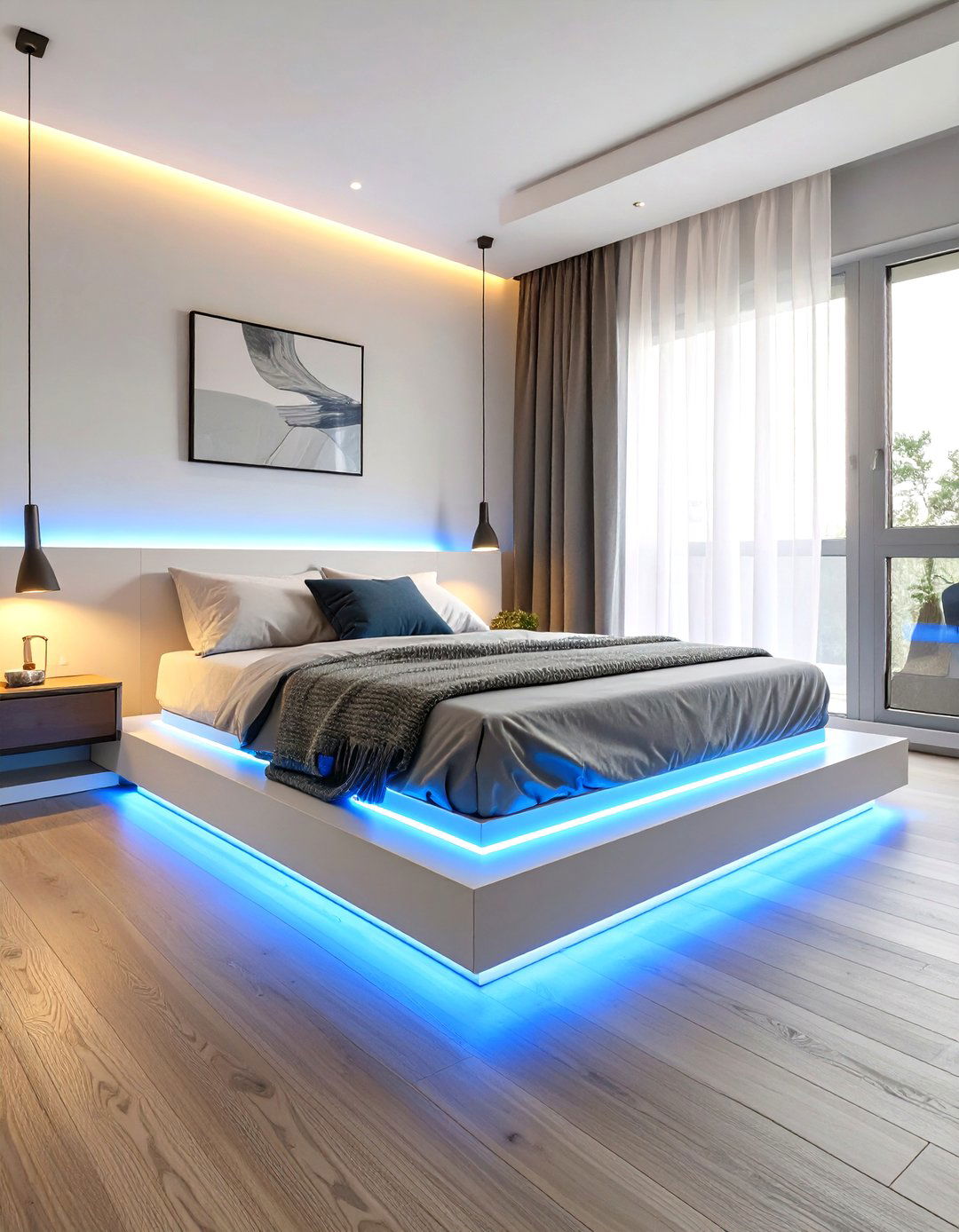 Under Bed LED Lighting - 30 teenage girl bedroom ideas with led lights