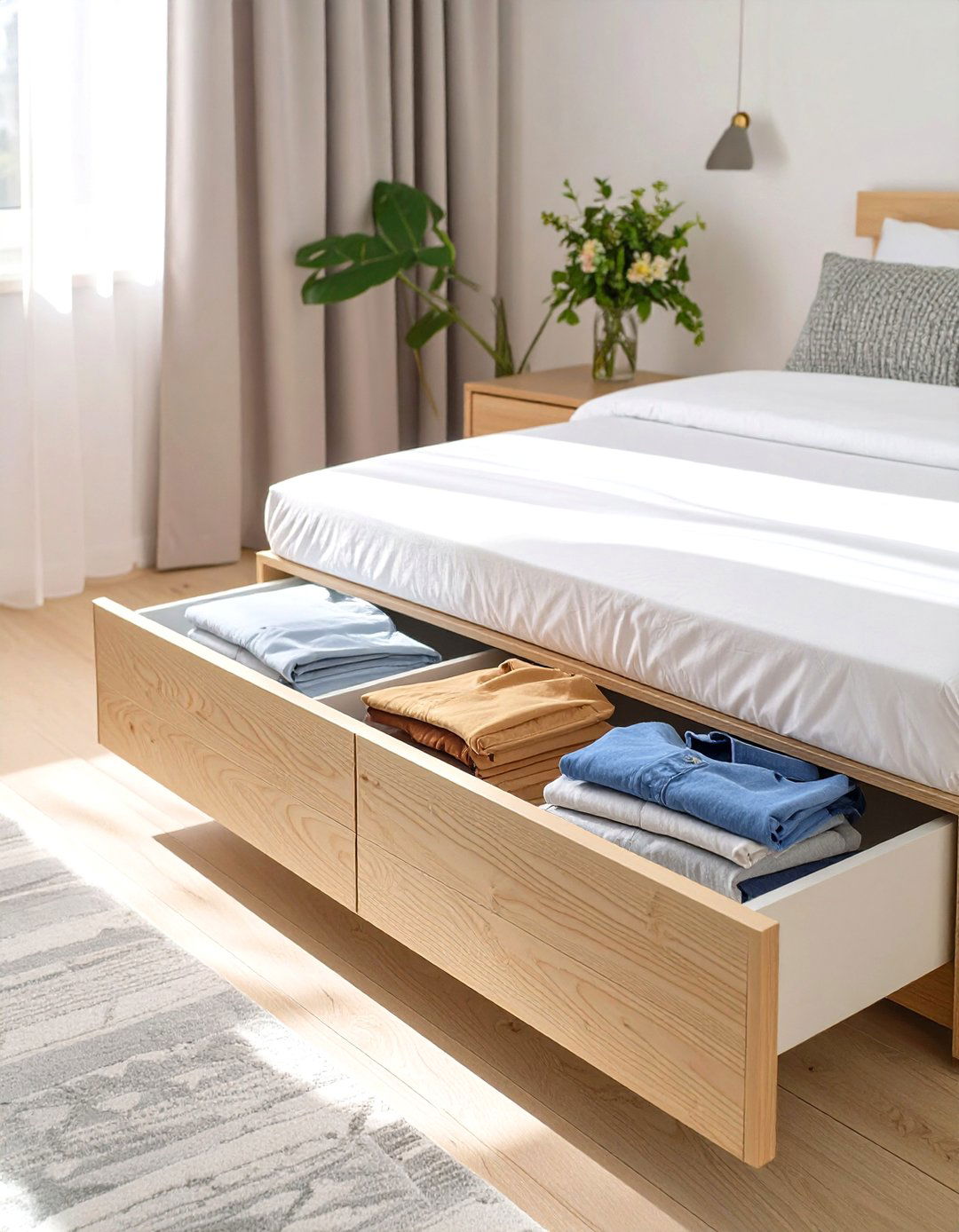 Under Bed Storage Drawers for Small Bedrooms - 30 small bedroom decor ideas