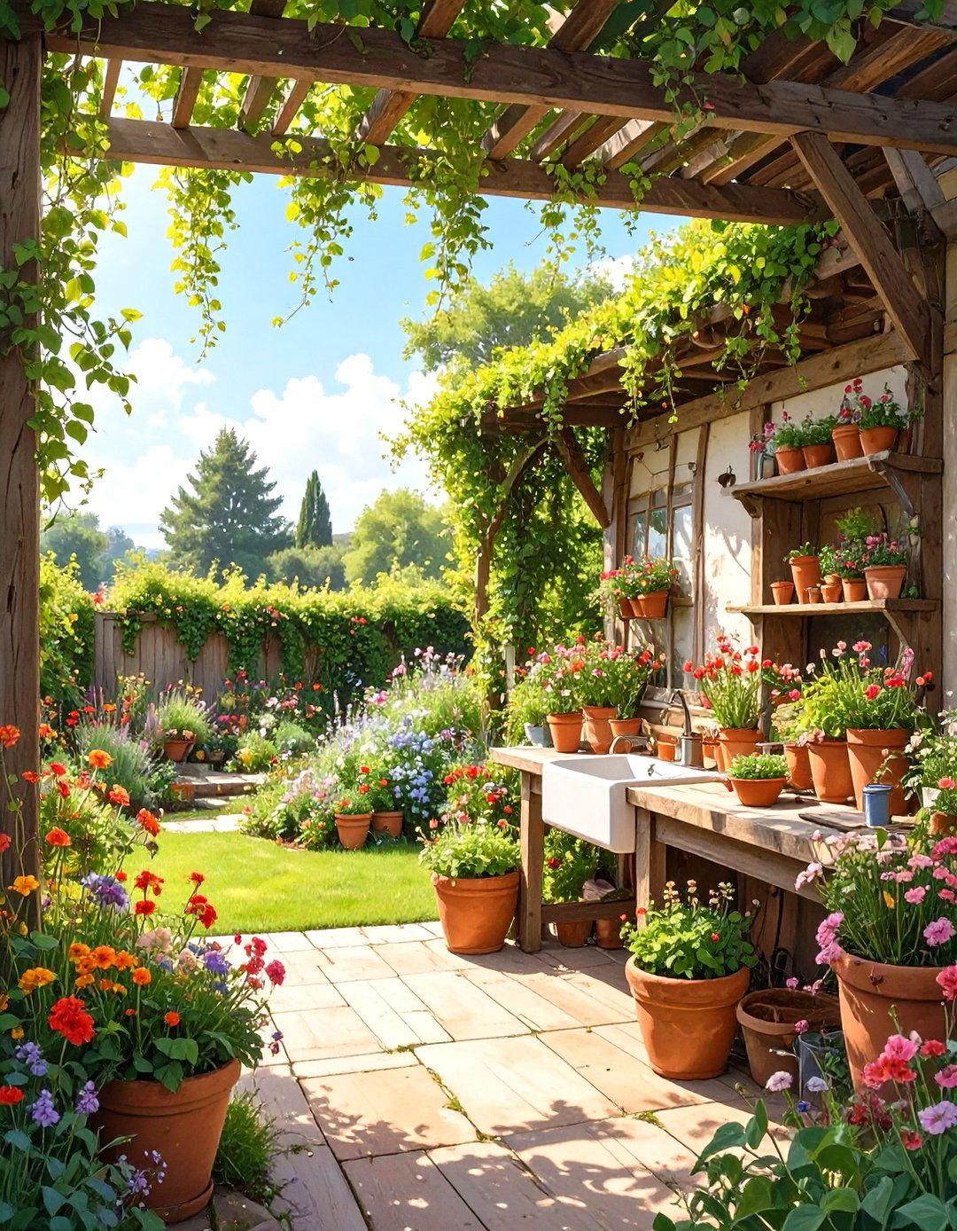 Under Deck Garden Potting Shed - 30 enclosing under a deck ideas