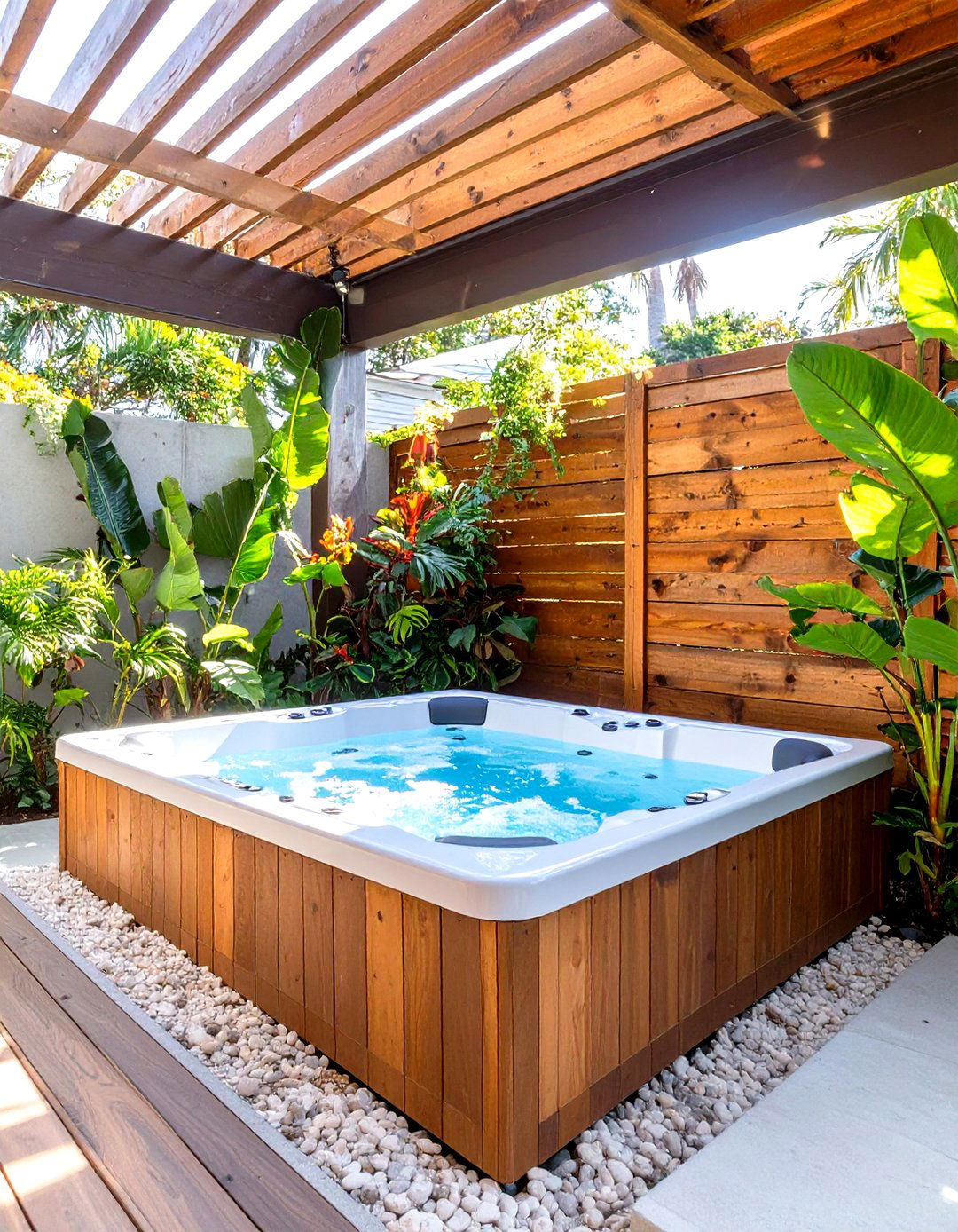 Under Deck Hot Tub Nook - 30 under deck ideas