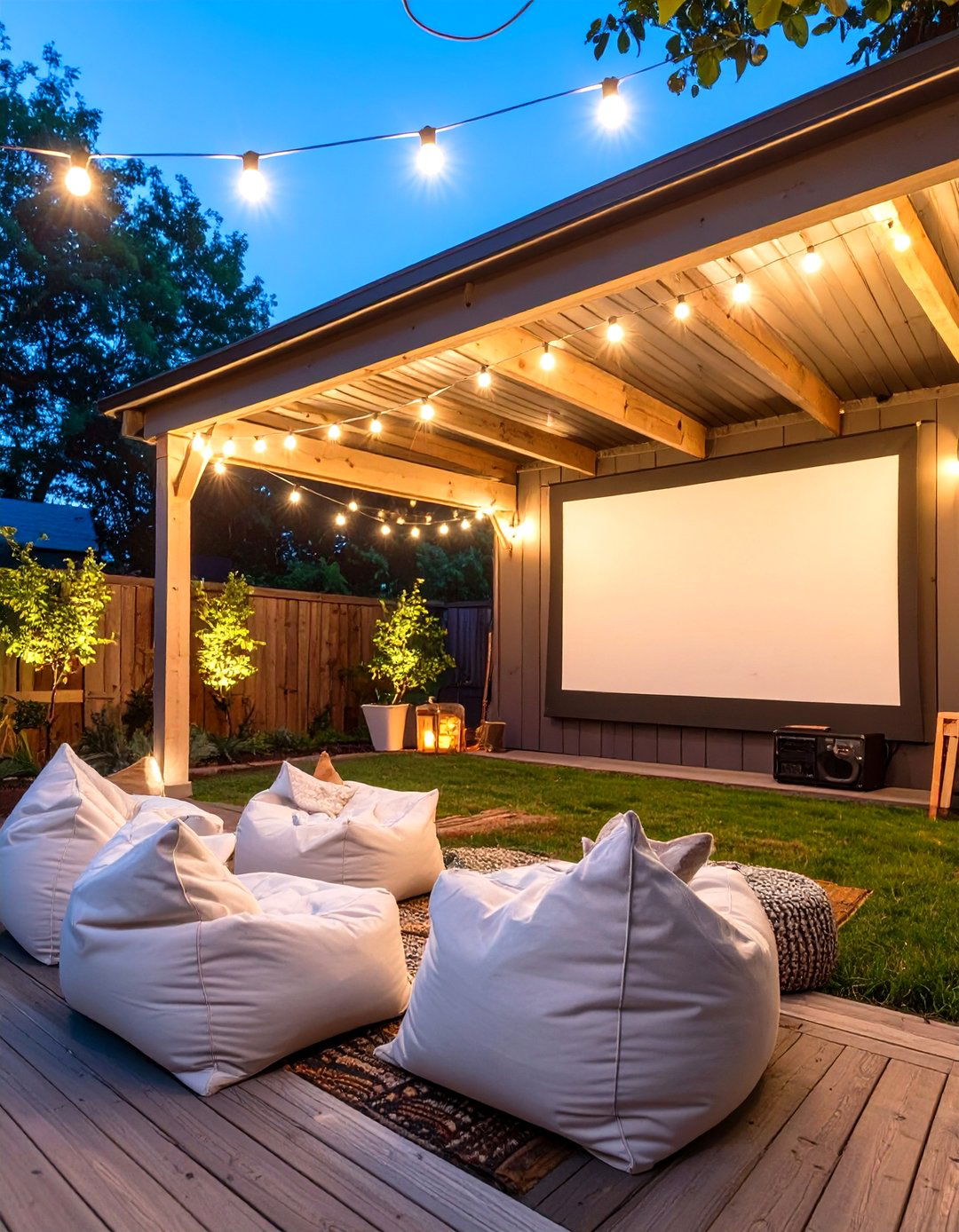 Under Deck Movie Theater - 30 under deck ideas