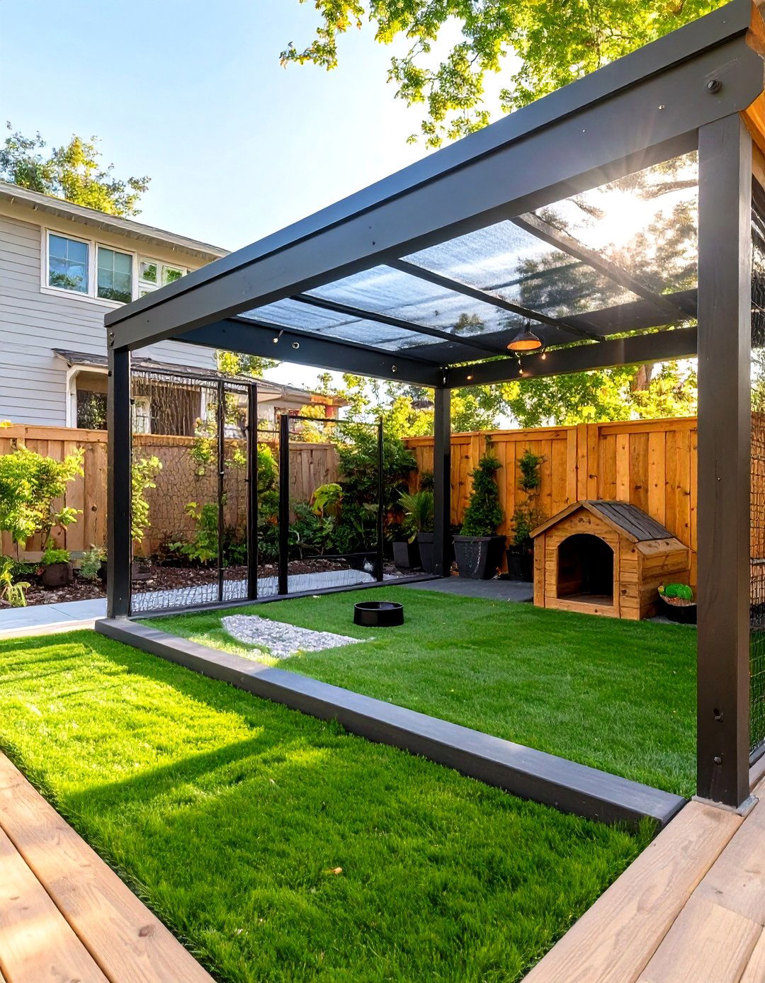Under Deck Pet Kennel or Dog Run - 30 under deck ideas