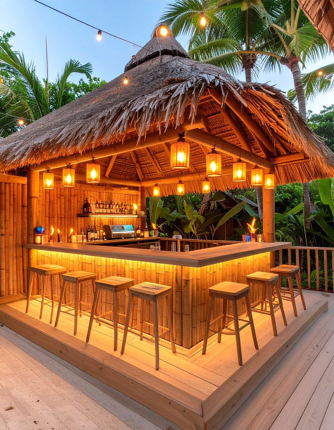 Under Deck Tiki Bar - 30 under deck ideas