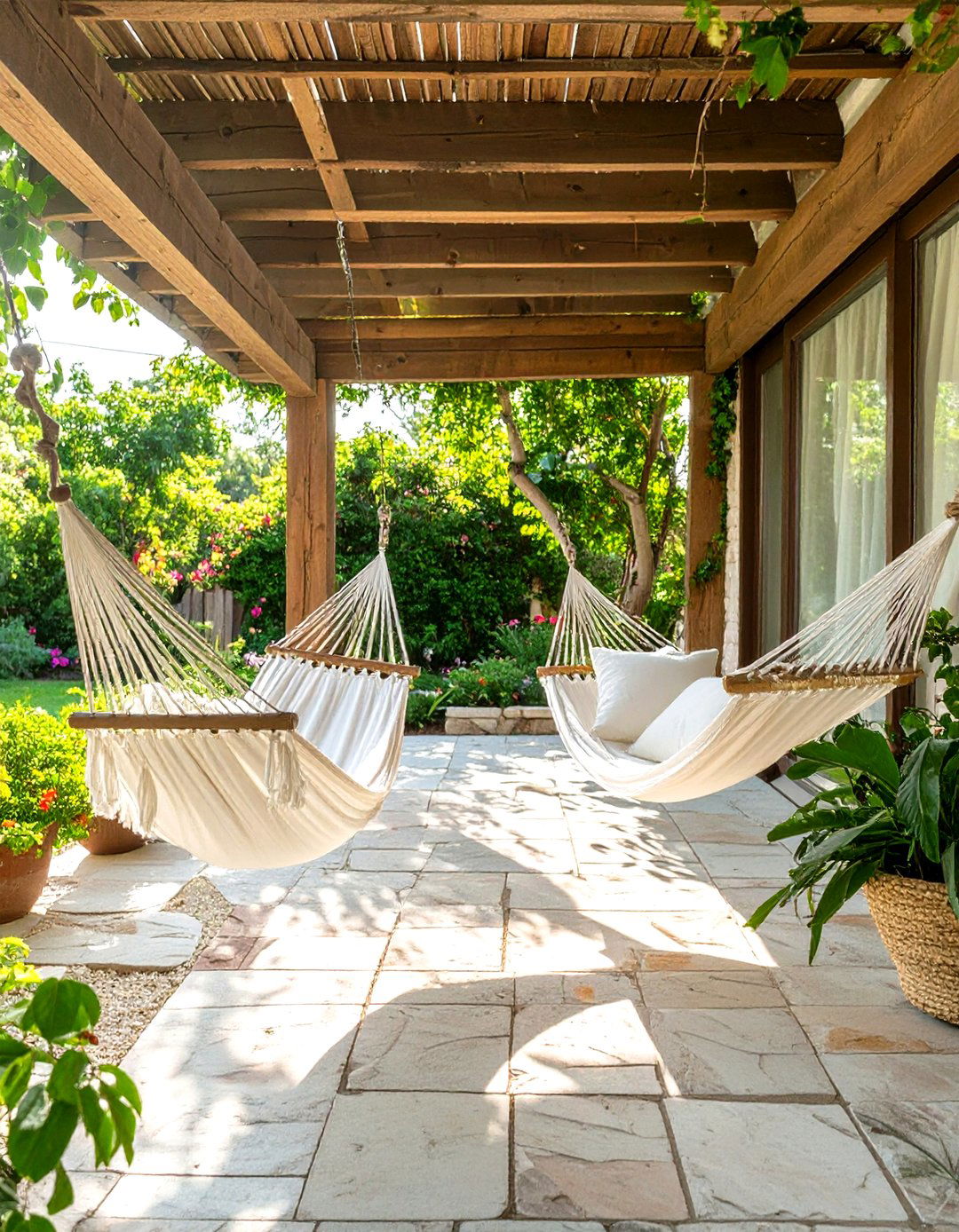 Under Porch Hammock Relaxation Zone - 30 under porch ideas