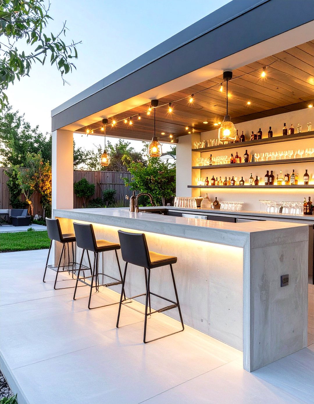 Under Porch Outdoor Bar Area - 30 under porch ideas