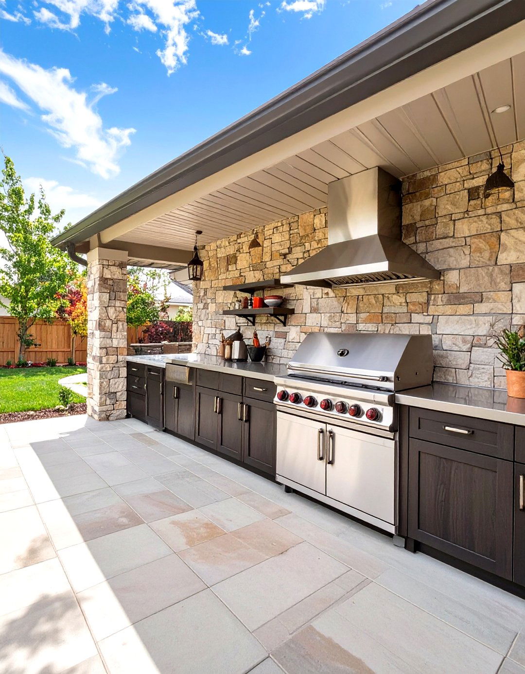 Under Porch Outdoor Kitchenette - 30 under porch ideas
