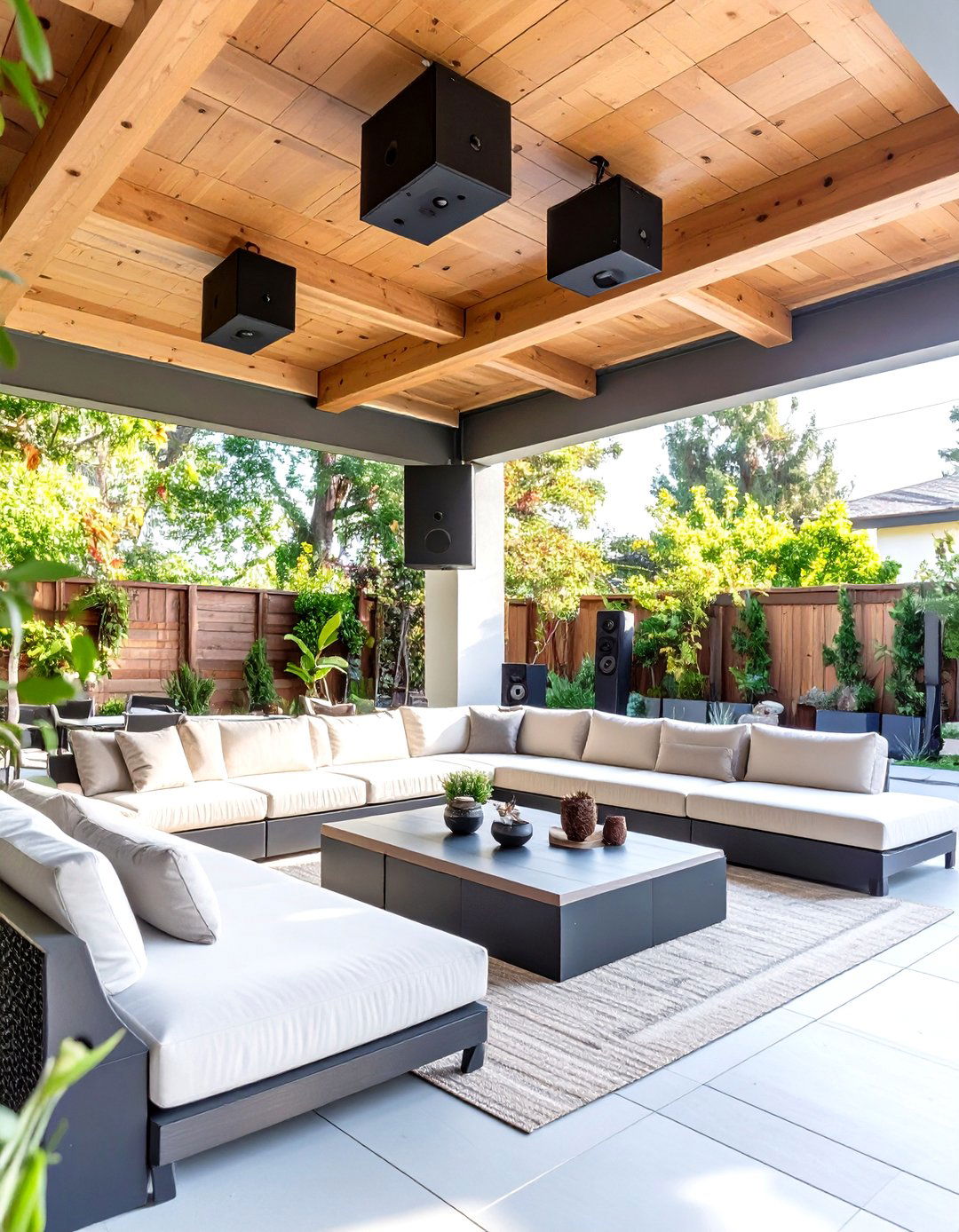 Under Porch Sound System Entertainment Hub - 30 under porch ideas