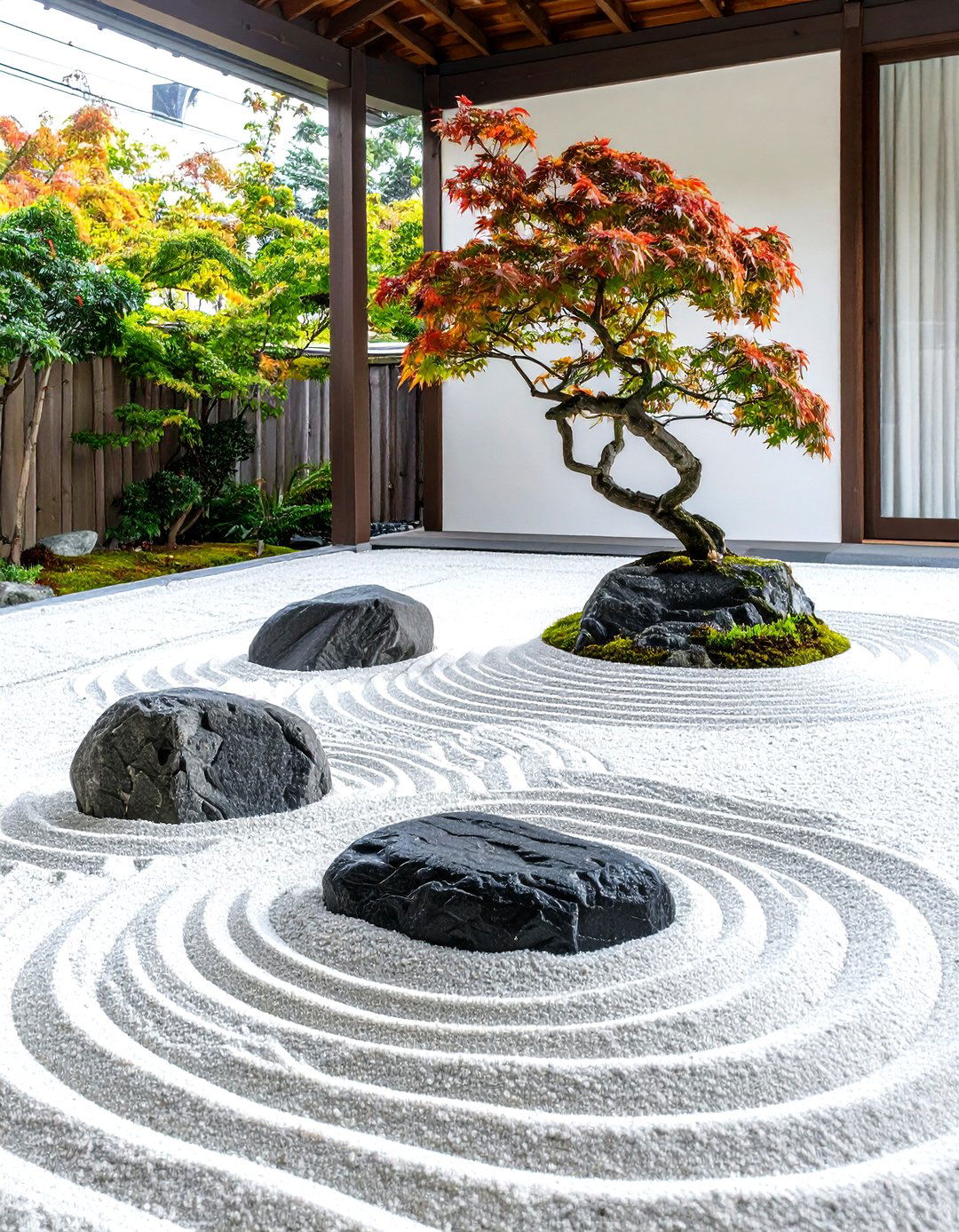 Under Porch Zen Garden - 30 under porch ideas