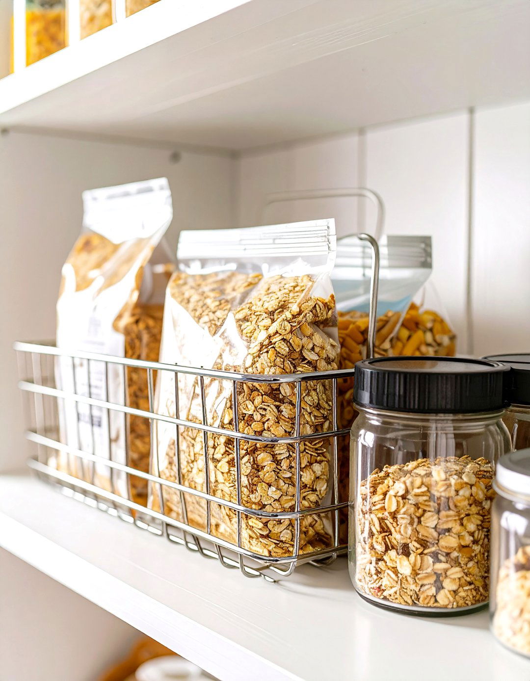 Under Shelf Baskets for Extra Storage - 30 small pantry organization ideas