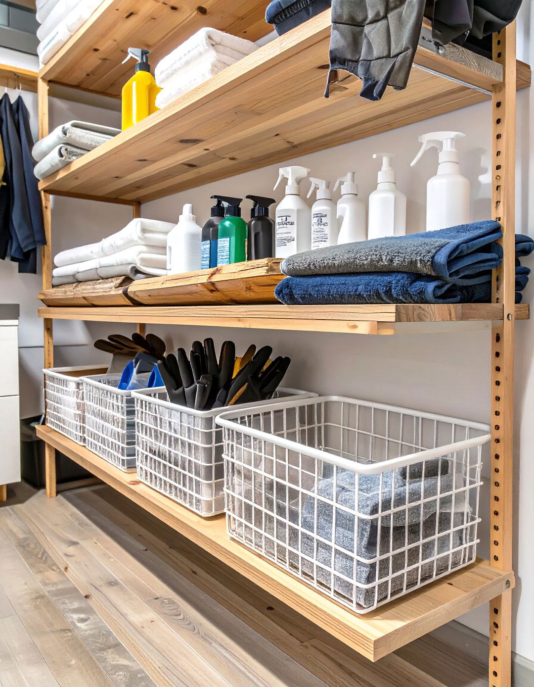 Under Shelf Baskets for Garage Organization - 30 storage ideas for garage