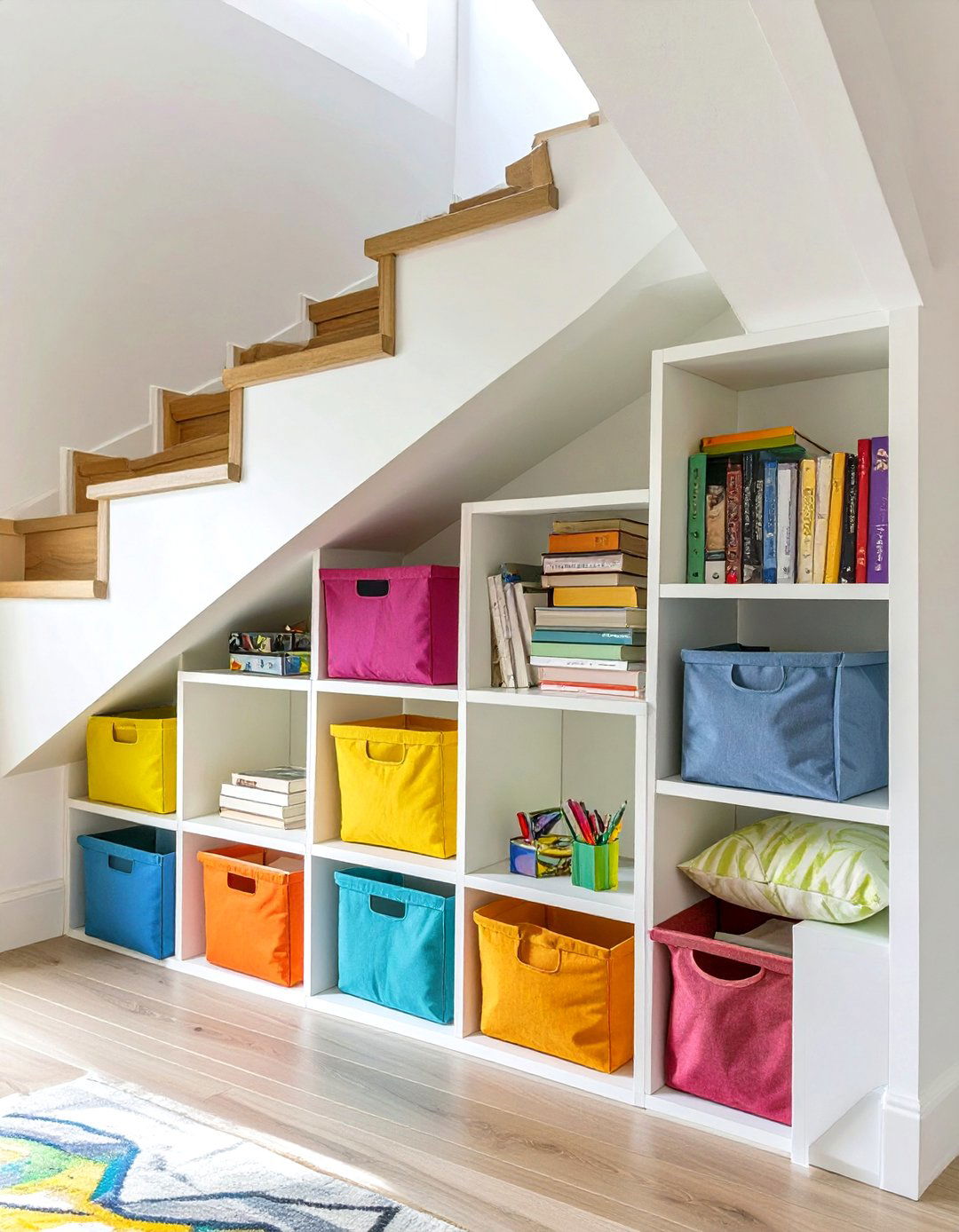 Under Stair Modular Cube Storage - 30 under stair closet storage ideas