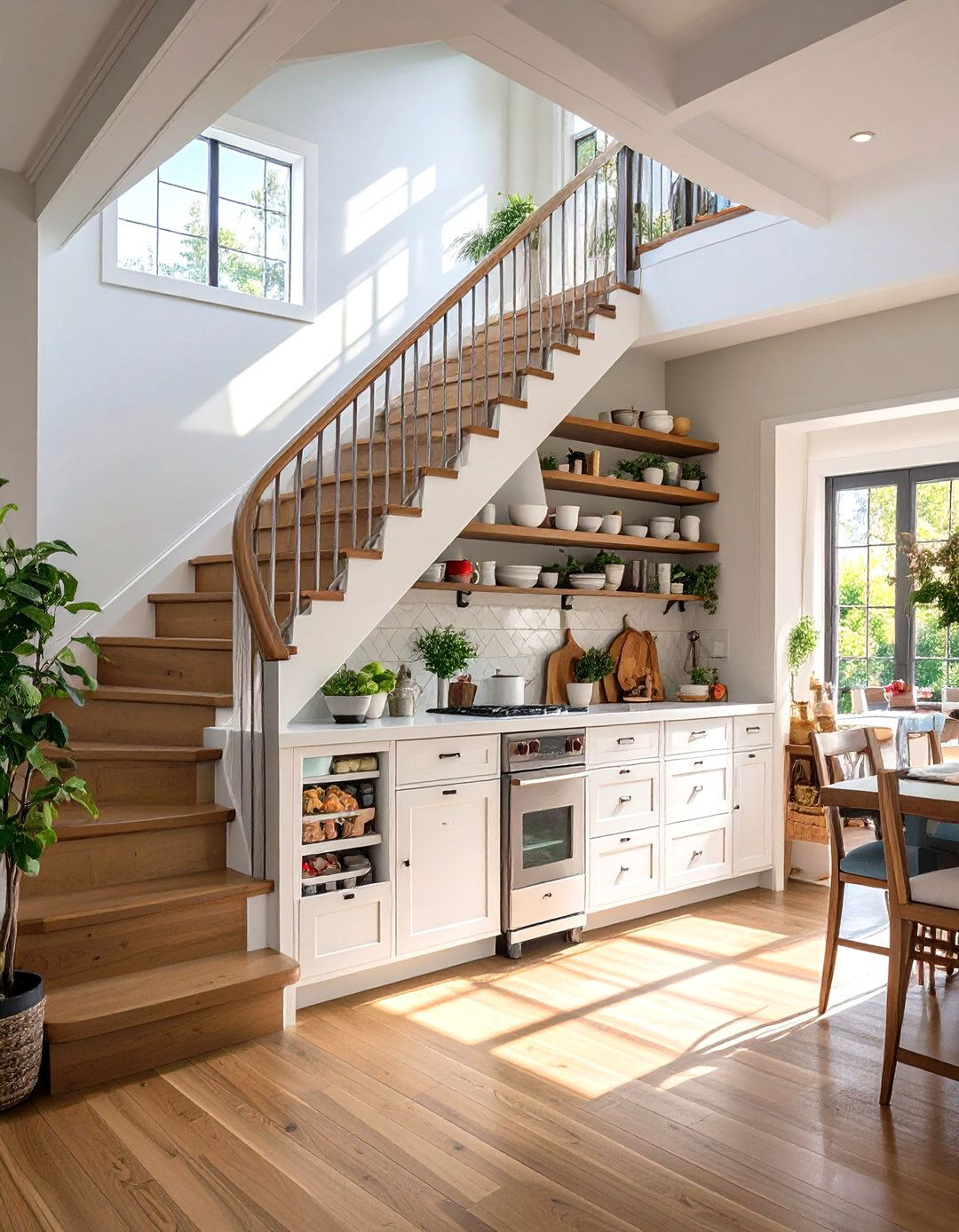 Under Stair Pantry Storage - 30 small kitchen pantry ideas