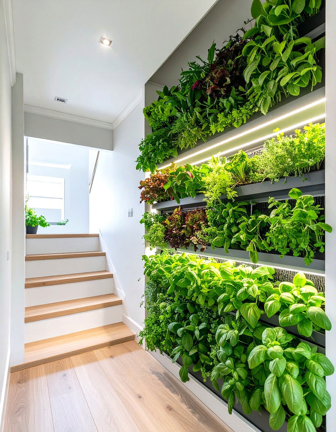 Under Stair Vertical Garden - 30 under stair closet storage ideas