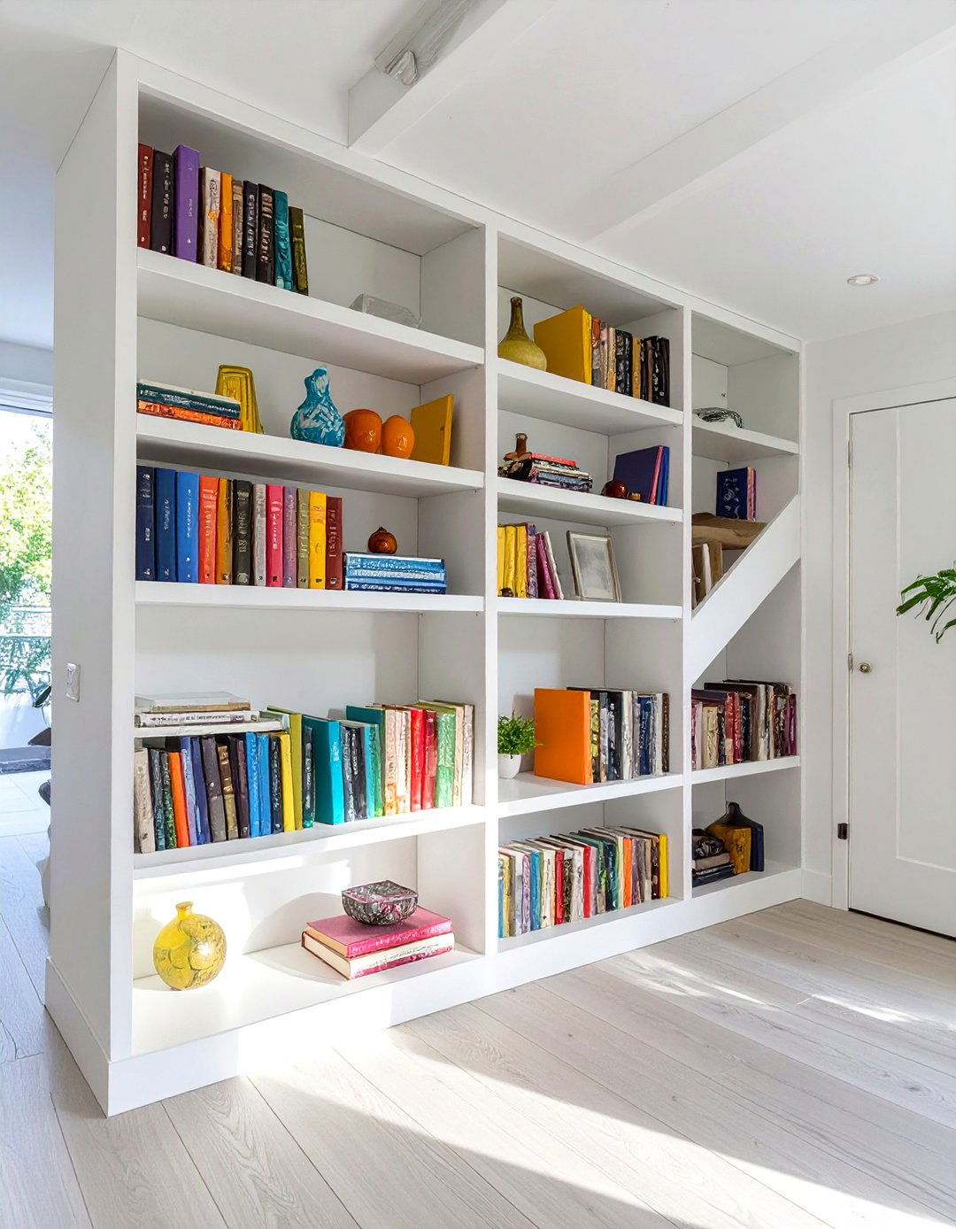 Under Stairs Bookshelf Display - 30 under stairs closet ideas