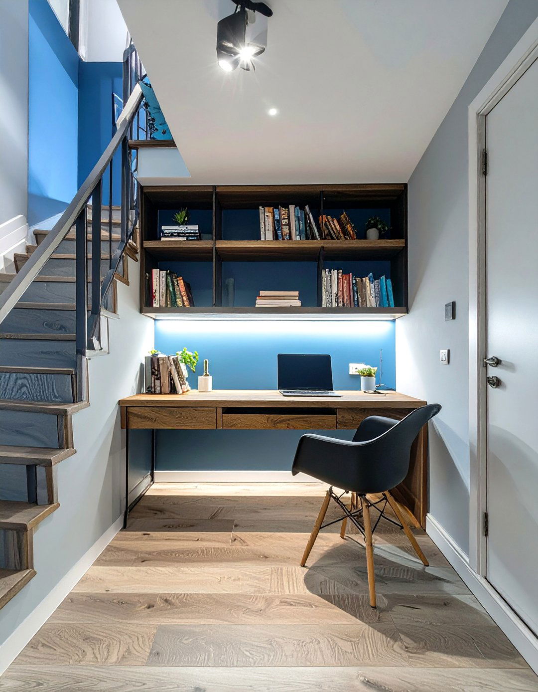 Under Stairs Home Office Nook - 30 under stairs closet ideas