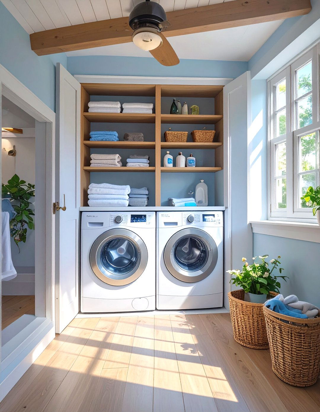 Under Stairs Laundry Closet - 30 under stairs closet ideas