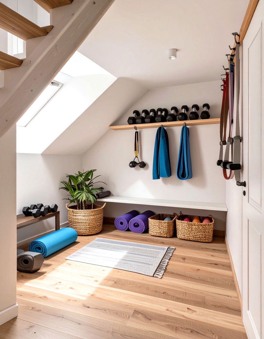 Under Stairs Mini Gym - 30 under stairs closet ideas