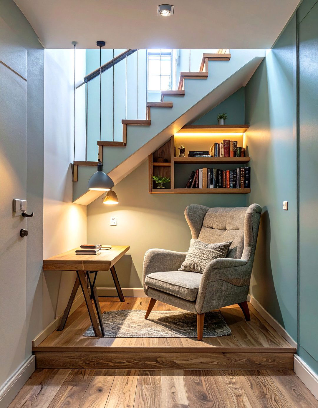 Under Stairs Nook Man Cave - 30 tiny small man cave ideas