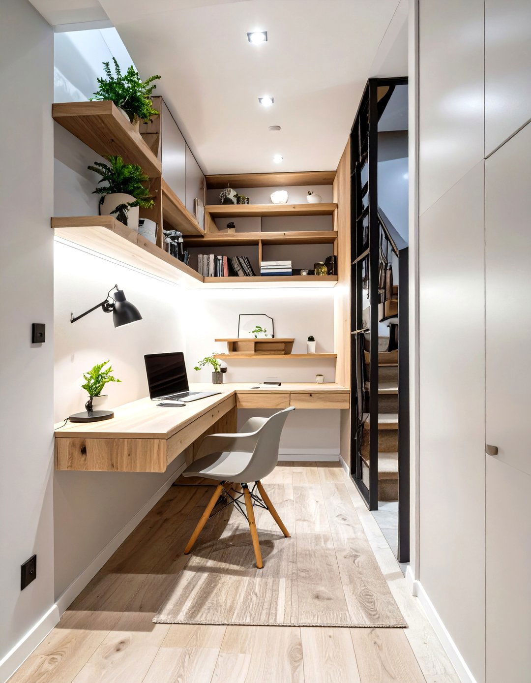 Under Stairs Nook Small Home Office Design - 30 small home office design ideas