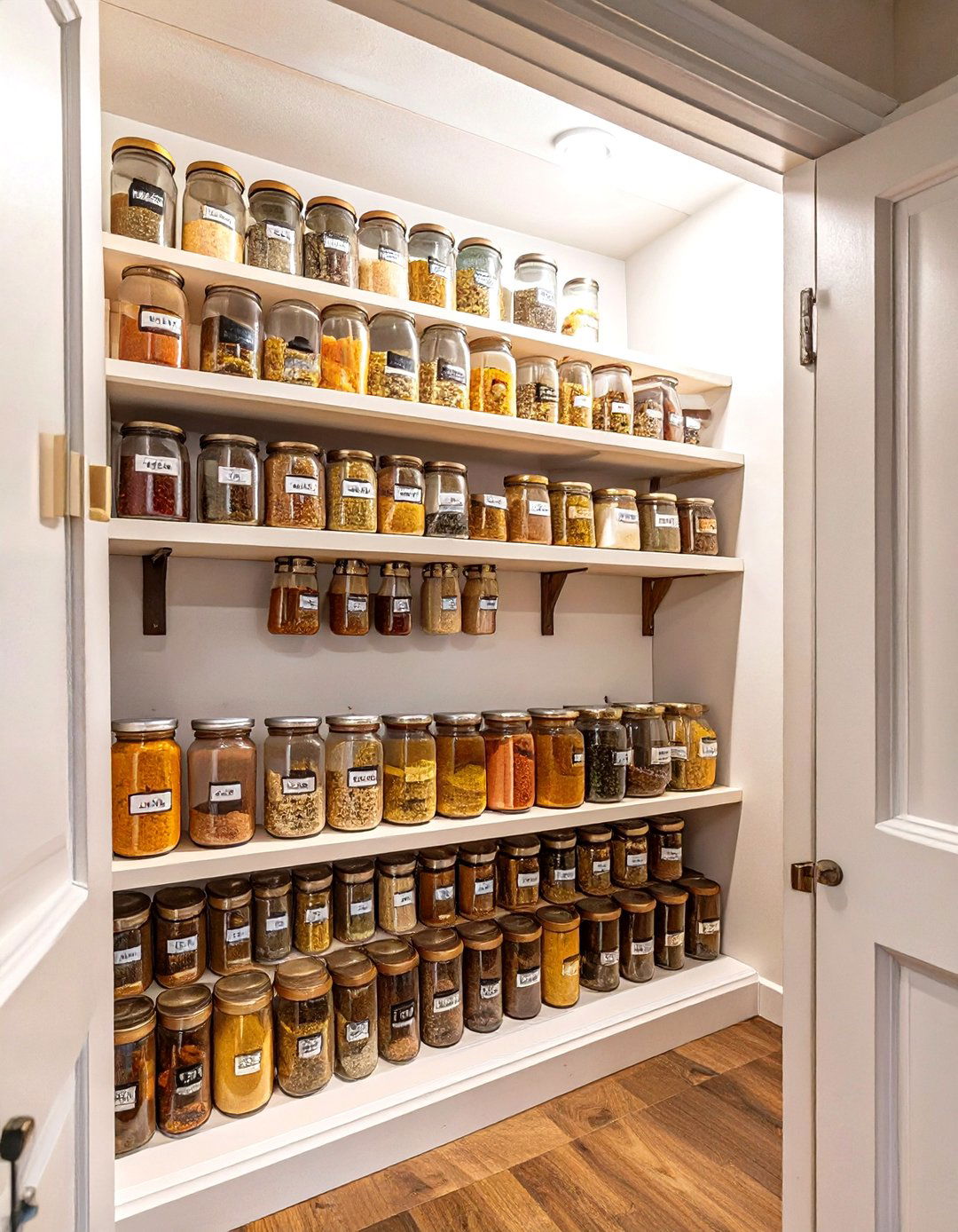 Under Stairs Pantry with a Built in Spice Rack - 30 under stairs pantry ideas