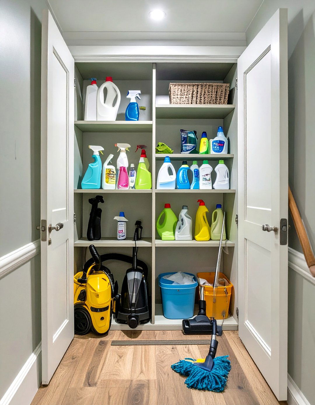 Under Stairs Utility Closet - 30 under stairs closet ideas