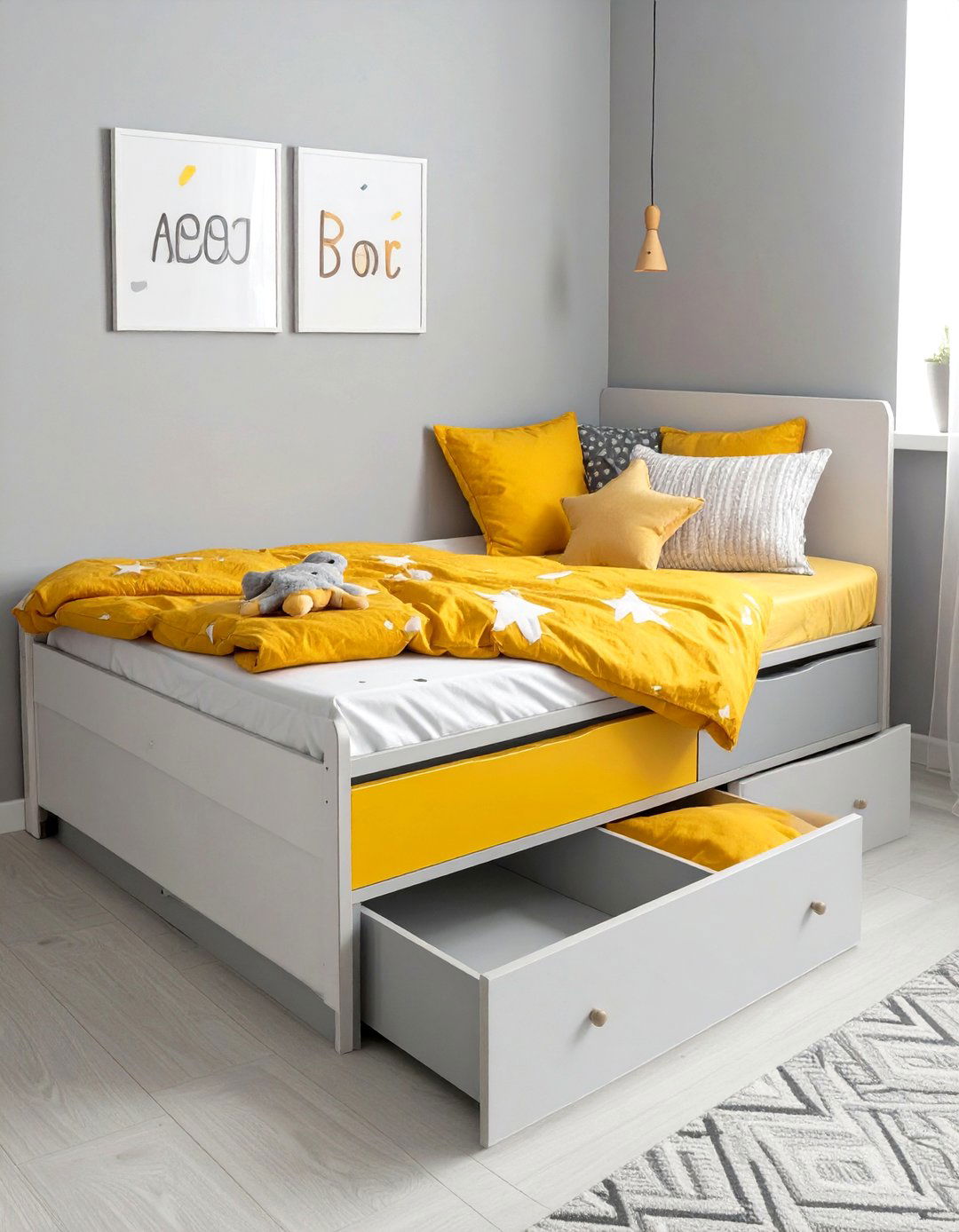 Under the Bed Storage Drawers - 30 kids bedroom ideas for small rooms