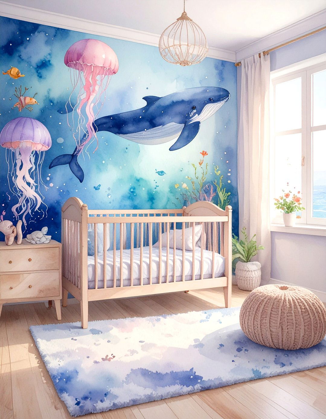 Under the Sea Bedroom - 30 baby girl bedroom ideas