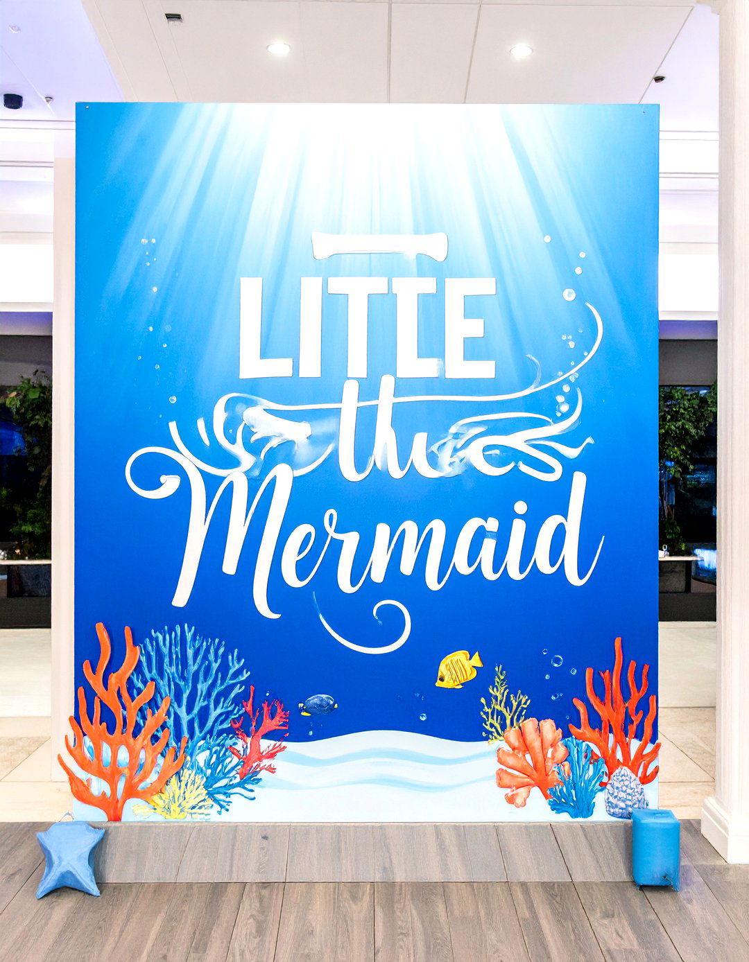 Under the Sea Little Mermaid Sign - 30 baby shower sign ideas