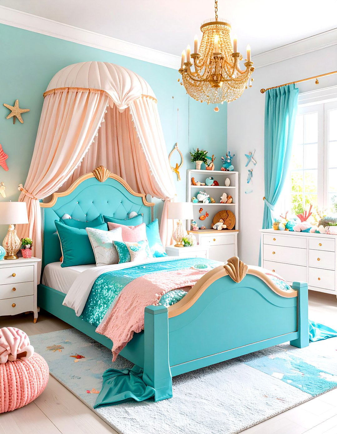 Under the Sea Mermaid Bedroom - 30 little girls bedroom ideas