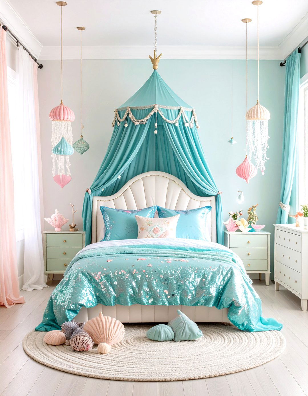 Under the Sea Mermaid Grotto - 30 little girls room ideas