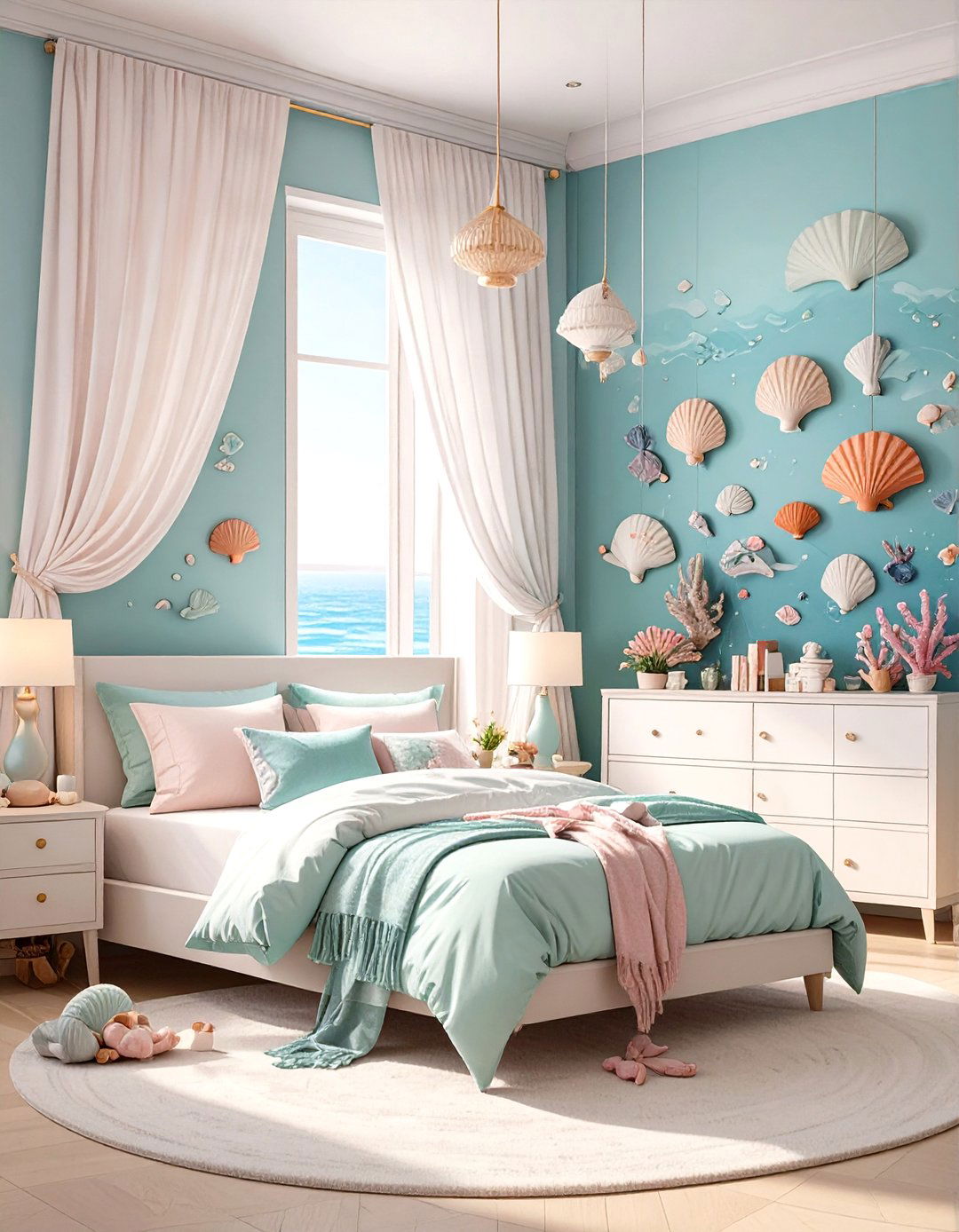 Under the Sea Mermaid Toddler Girl Bedroom - 30 toddler girl bedroom ideas