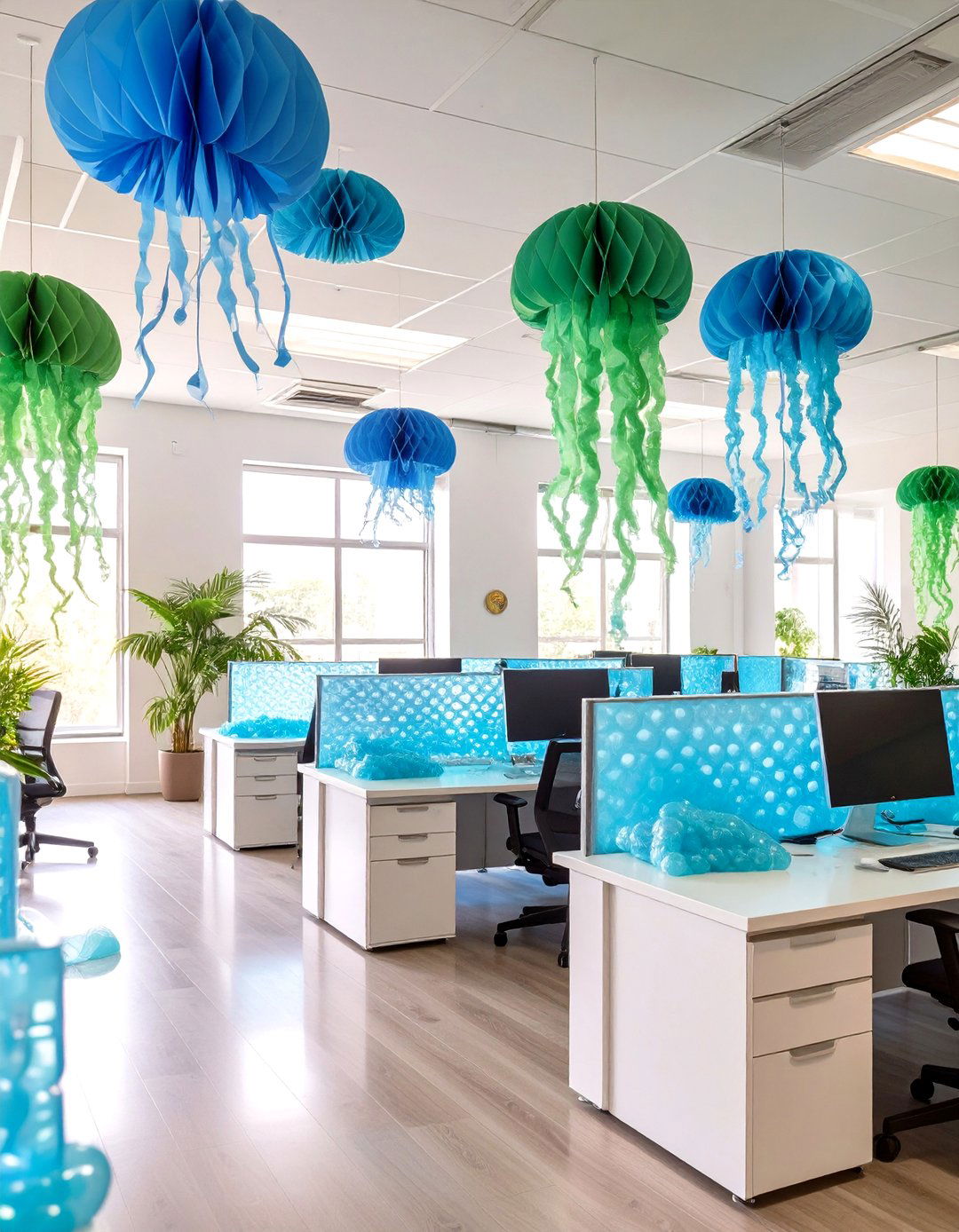 Under the Sea Office Theme - 30 office  decorating contest ideas