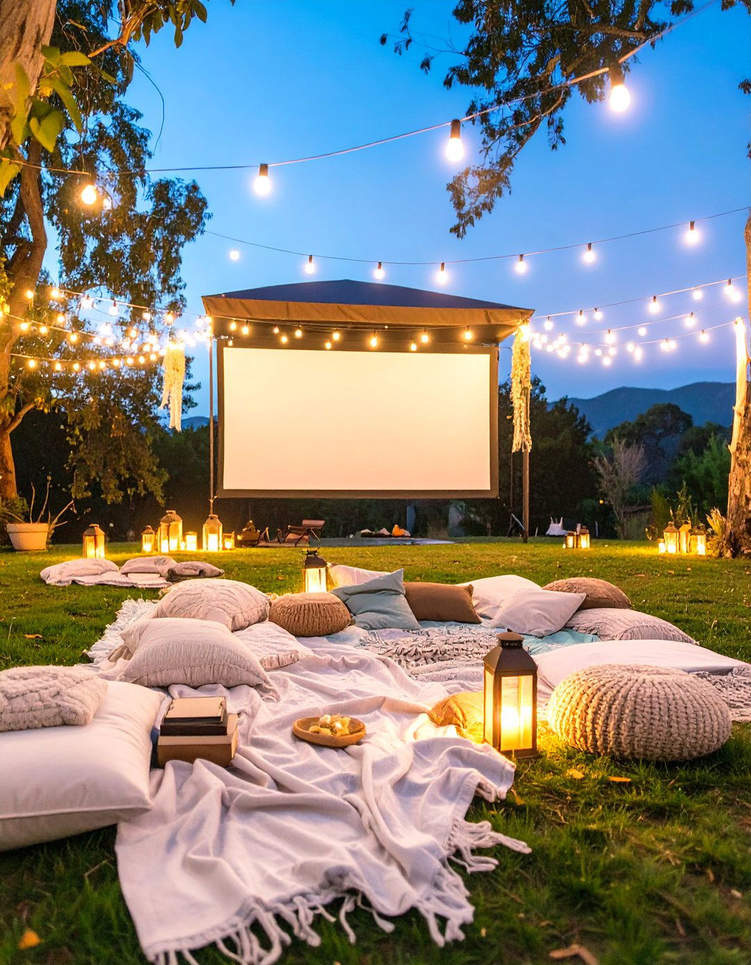 Under the Stars Movie Night - 30 couples shower ideas