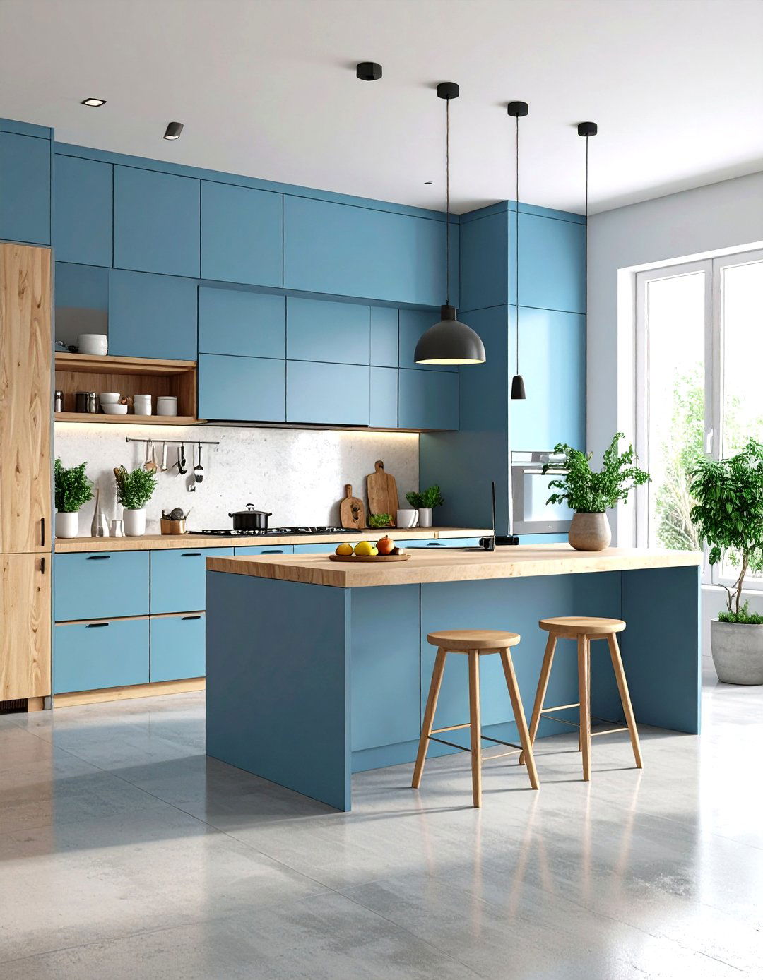 Unfinished Plywood Kitchen Cabinets - 30 kitchen cabinet color ideas