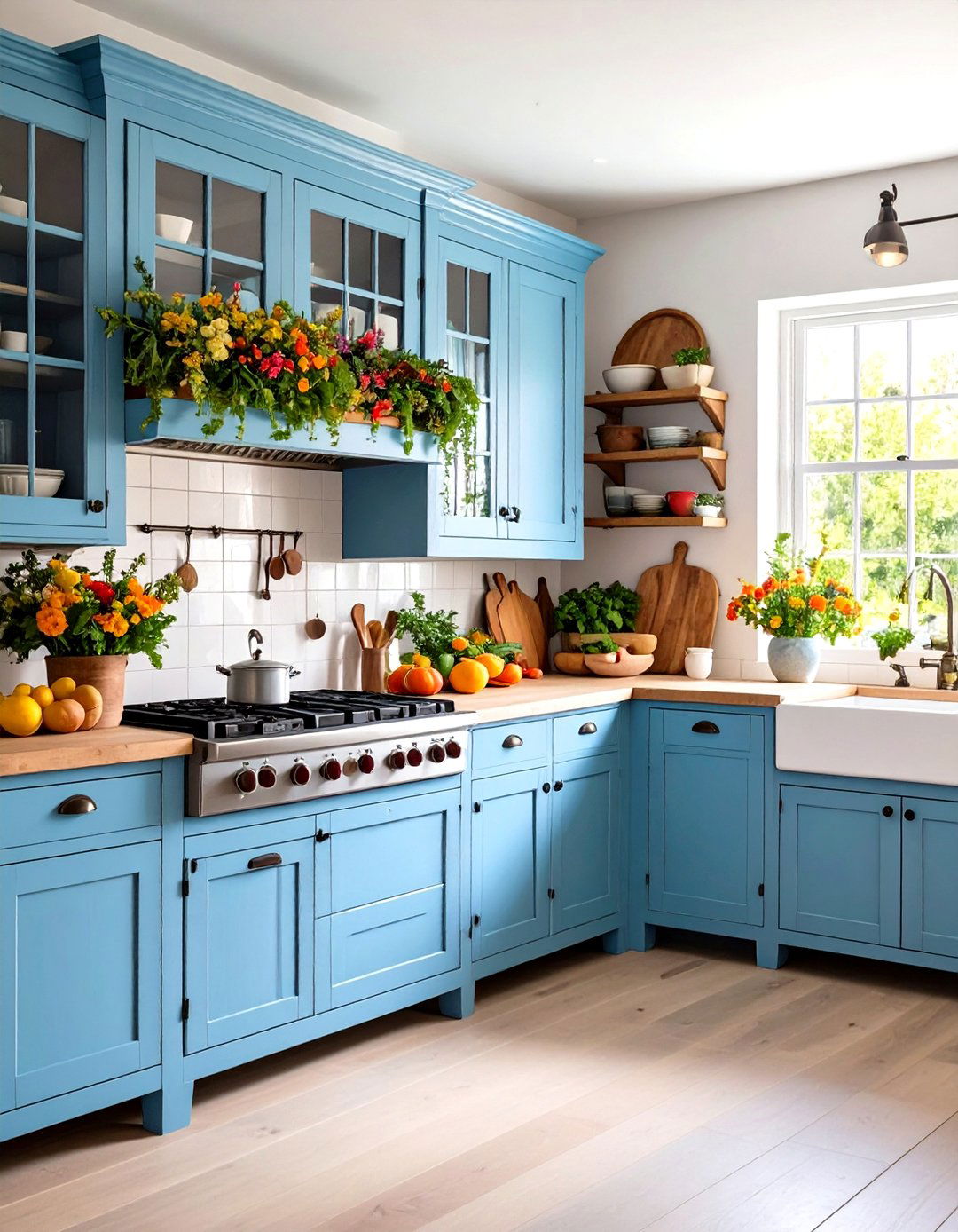 Unfitted Freestanding Kitchen Cabinetry - 30 rustic kitchen ideas