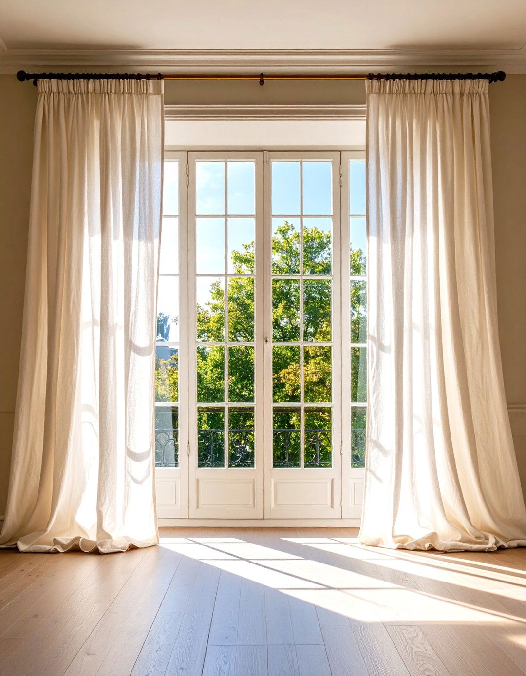 Unfussy Window Treatments - 30 parisian interior design ideas